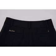 LETTERING JACQUARD PLEATED SKIRT