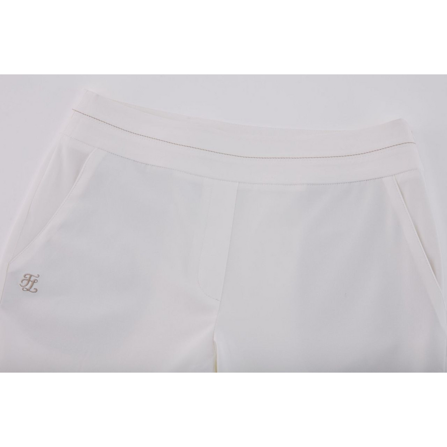HIGH-WAIST STRETCH BOOTCUT PANTS