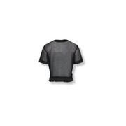 MESH CROP SHORT SLEEVE SET