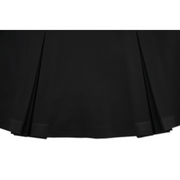RIBBON BELT WIDE PLEATED SKIRT