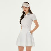 DOUBLE LAYER COLLAR T-SHIRT