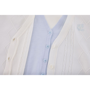 DOUBLE LAYER V-NECK CARDIGAN
