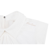 SHIRRING SLEEVELESS T-SHIRT