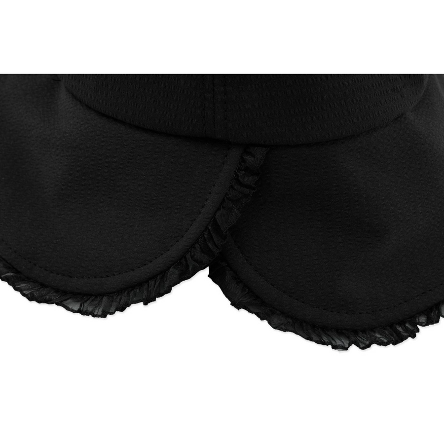 RUFFLE BONNET HAT