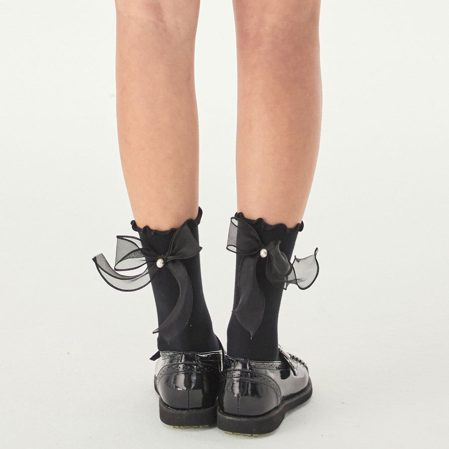 ORGANZA ANKLE SOCKS