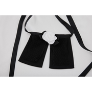 DETACHABLE CORSAGE SLEEVELESS KNIT