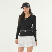 RIBBON SHIRRING KNIT