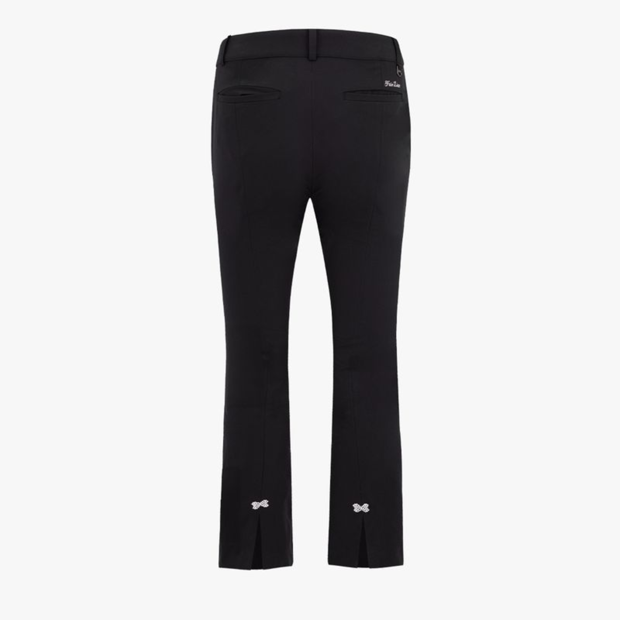 HIGH WAIST BACK SLIT BOOTCUT PANTS