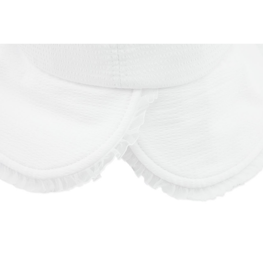 RUFFLE BONNET HAT