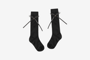 MESH RIBBON KNEE SOCKS