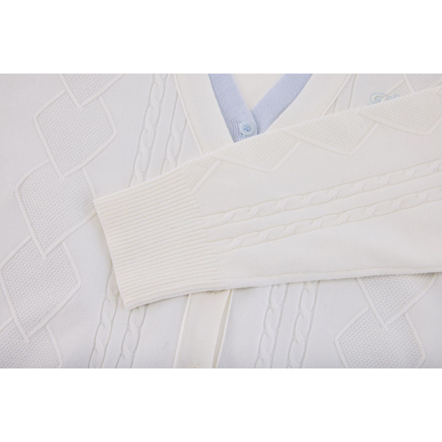 DOUBLE LAYER V-NECK CARDIGAN
