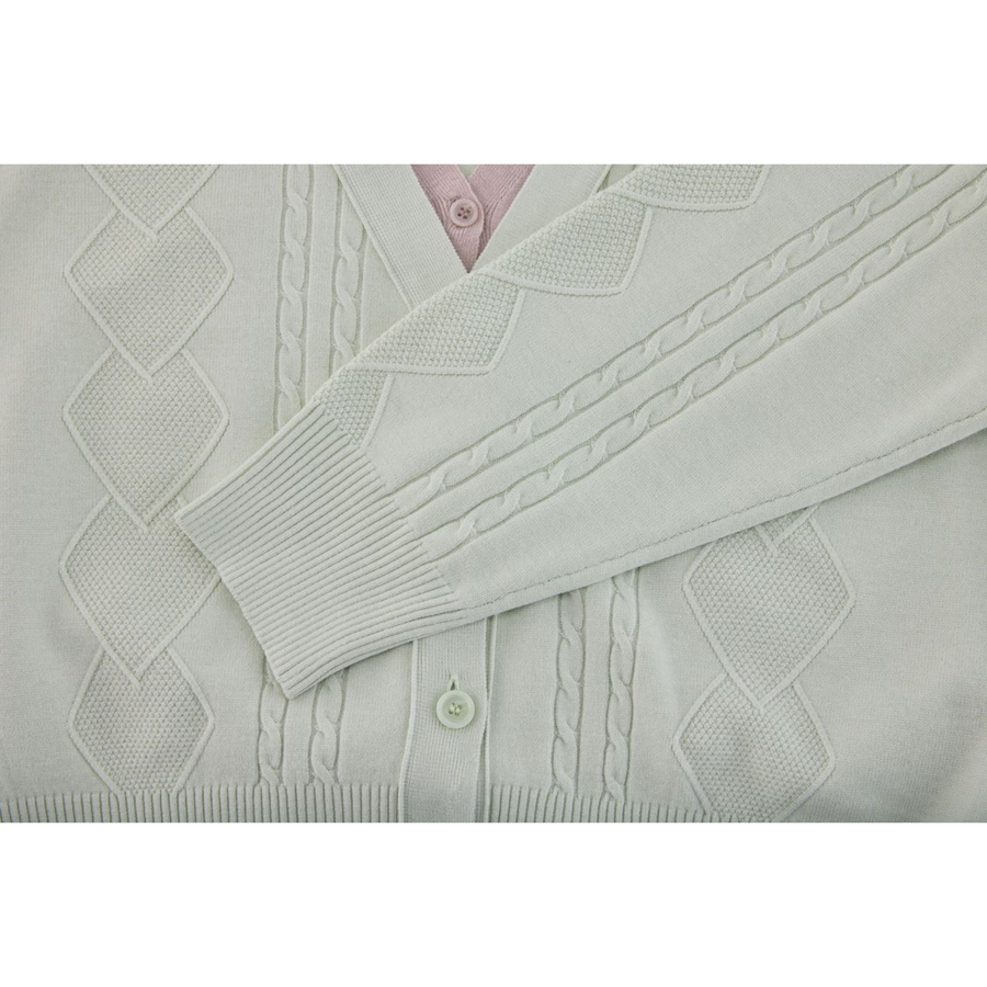 DOUBLE LAYER V-NECK CARDIGAN