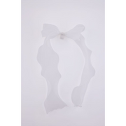 MESH ORGANZA RIBBON VISOR