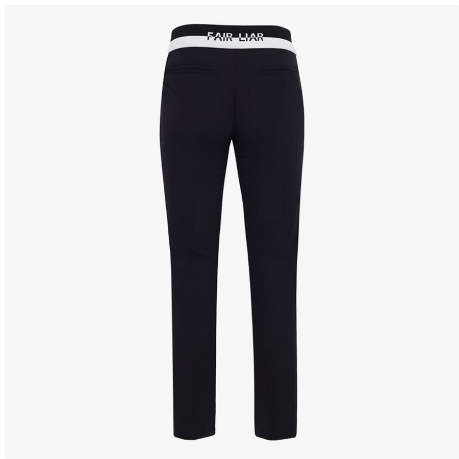 BANDED STRAIGHT PANTS