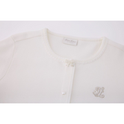 PEARL RIBBON CARDIGAN