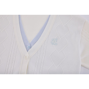DOUBLE LAYER V-NECK CARDIGAN