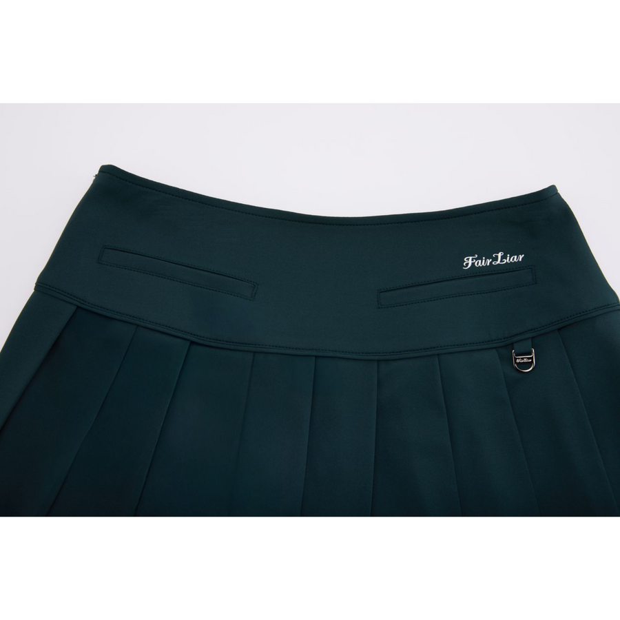 WIDE PERFORMANCE PLEATED SKIRT