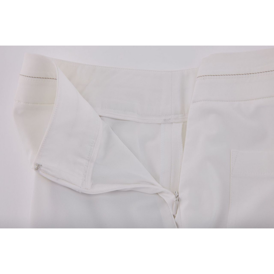 HIGH-WAIST STRETCH BOOTCUT PANTS