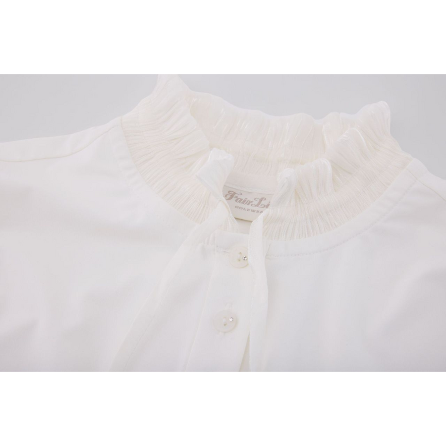 RIBBON FRILL T-SHIRT