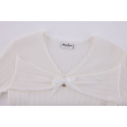 RIBBON SHIRRING KNIT