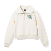 [FLC] PALM TREE QUARTER ZIP PULLOVER