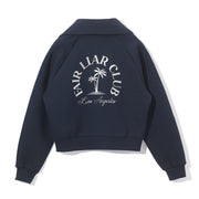[FLC] PALM TREE QUARTER ZIP PULLOVER
