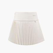 [FL SIGNATURE] PEARL BEAD FLARE PLEATED SKIRT