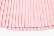 PEARL LOGO FLARED PLEATS SKIRT