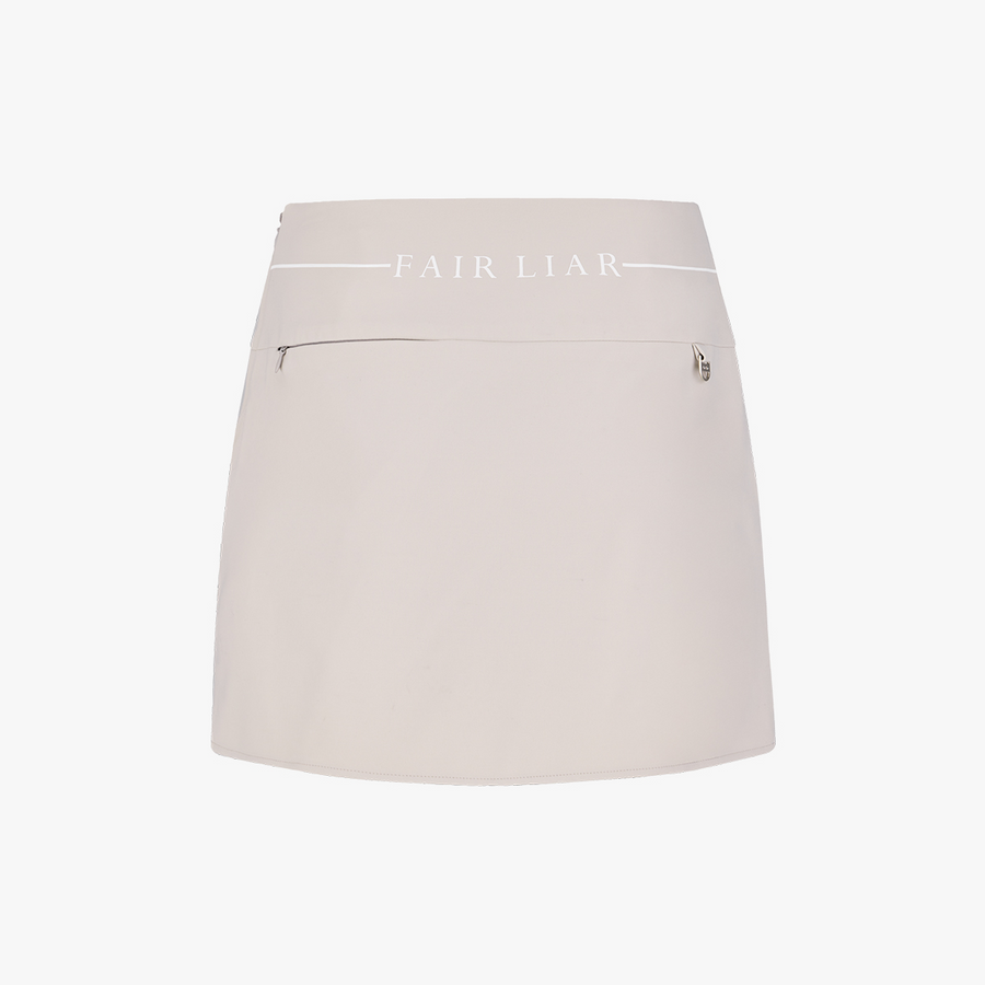 CUT SLIM FIT SKIRT