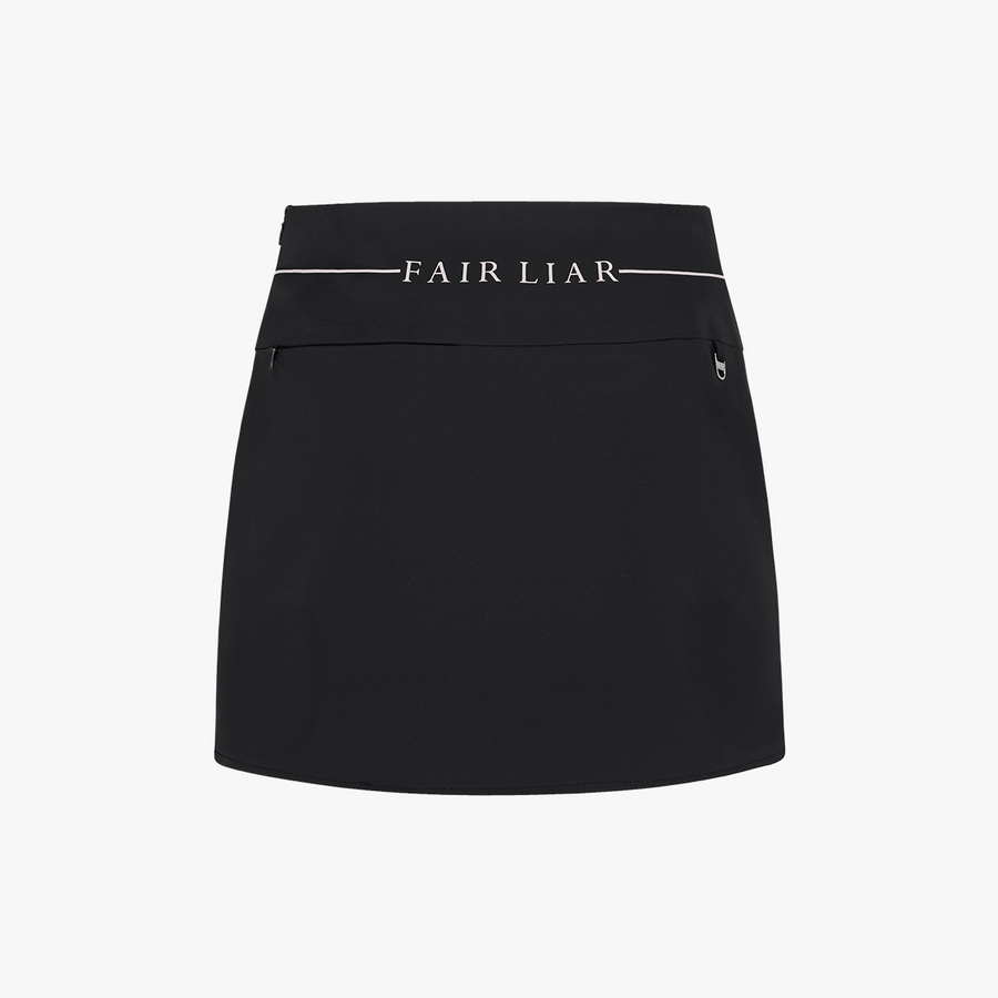 CUT SLIM FIT SKIRT