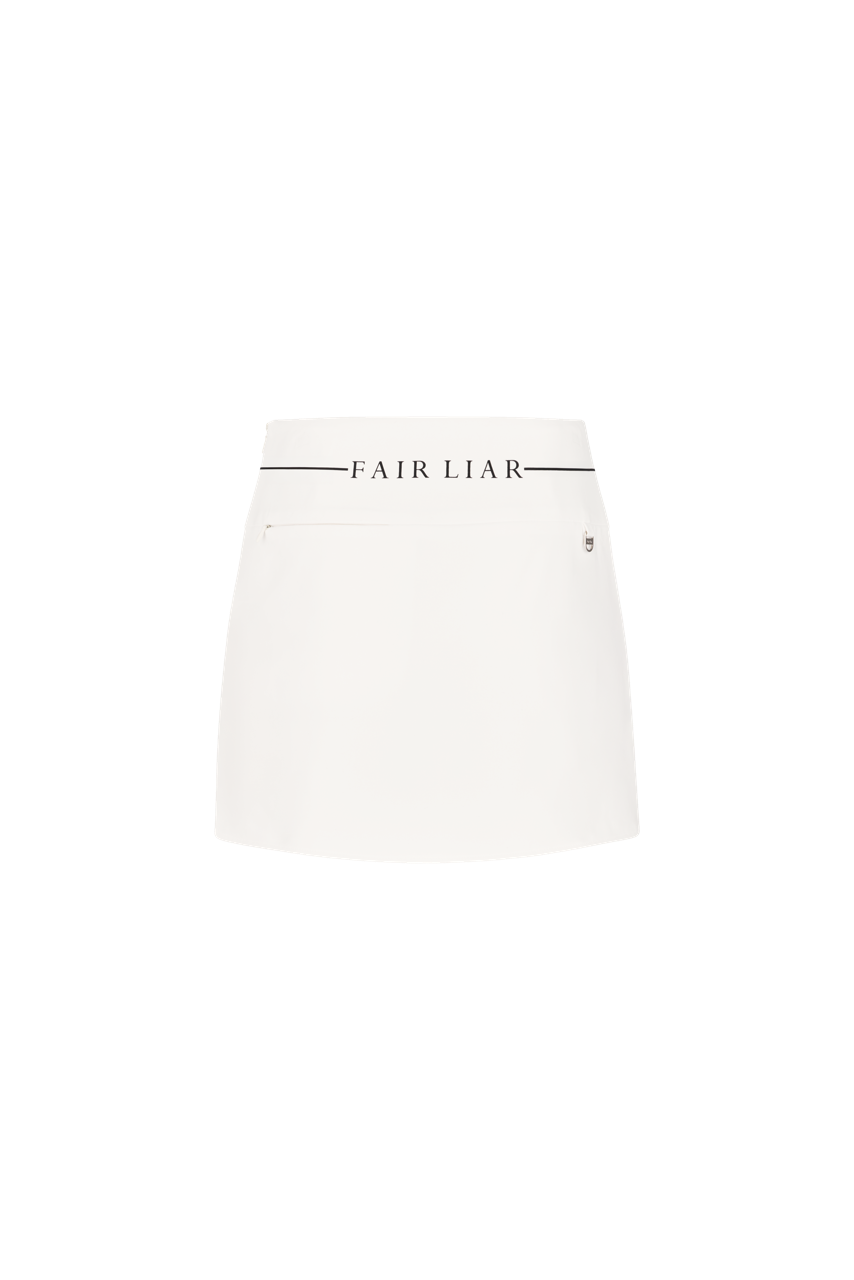 CUT SLIM FIT SKIRT