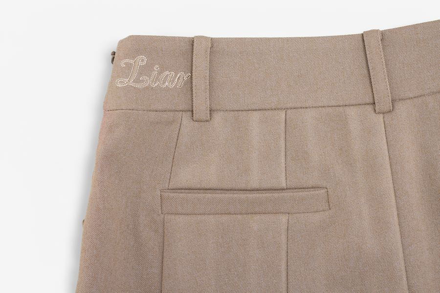 PLEATS PANTS SKIRT