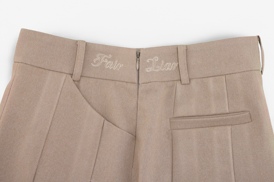 PLEATS PANTS SKIRT