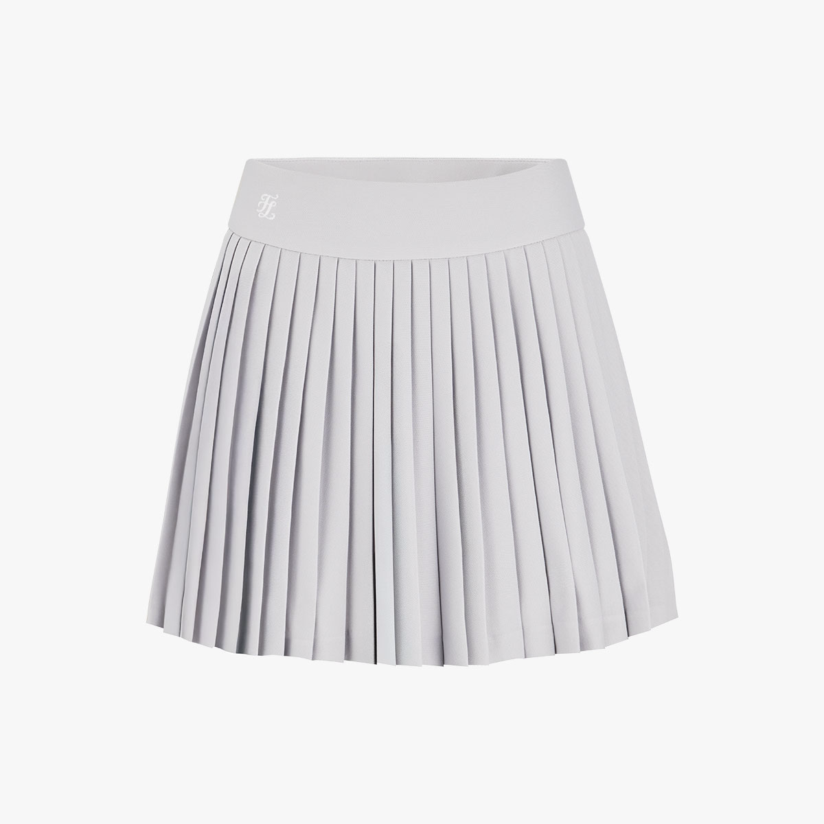 PIQUE PLEATS SKIRT