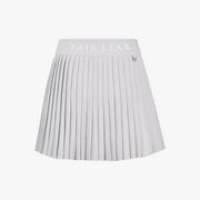PIQUE PLEATS SKIRT