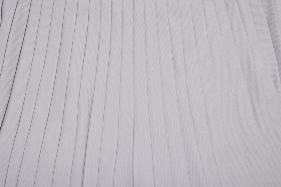 PIQUE PLEATS SKIRT