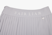 PIQUE PLEATS SKIRT