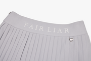 PIQUE PLEATS SKIRT