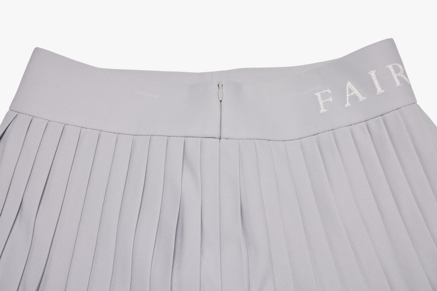 PIQUE PLEATS SKIRT