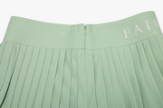 PIQUE PLEATS SKIRT