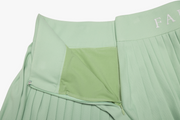 PIQUE PLEATS SKIRT