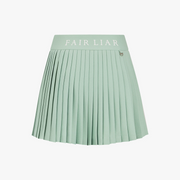 PIQUE PLEATS SKIRT