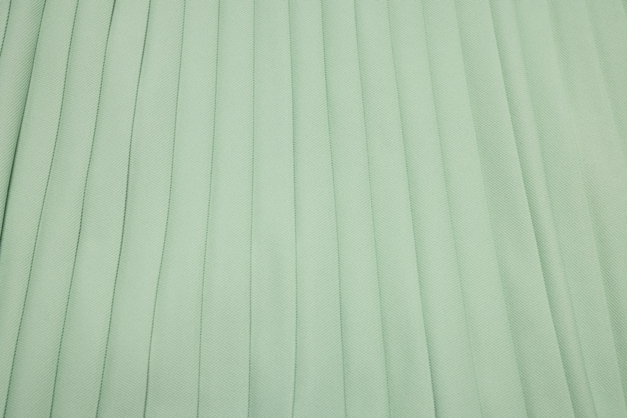 PIQUE PLEATS SKIRT