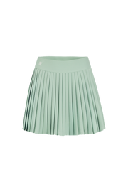 PIQUE PLEATS SKIRT