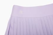 PIQUE PLEATS SKIRT