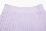 PIQUE PLEATS SKIRT