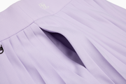 PIQUE PLEATS SKIRT