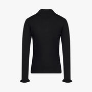 FLAT COLLAR OPEN POINTED KNIT