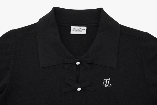 FLAT COLLAR OPEN POINTED KNIT