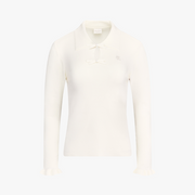 FLAT COLLAR OPEN POINTED KNIT